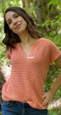 Evelyn and Peter Crochet - Rachel Misner - Sweet Summer Tee