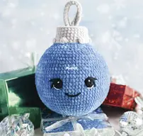 Premier Yarns - Embers of Alize - Beula Amador - Winter Wishes Ornament - Free