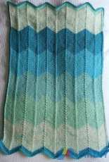 Cake Chevron Blanket by Scottish Sampler-Free