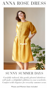 Fabrics-Store - Anna Rose Dress