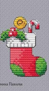 Christmas Stocking by Veronika Pavlova