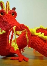 Nhewyts Designs - Gail Hovanec - Oriental Dragon Crochet Pattern - Free