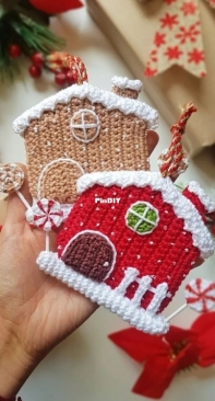 Mabe Berrios - Amigurumis San Vicente - Mabel Berríos Vergara -christmas house