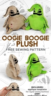 Sew Desu Ne? - Oogie Boogie Plush - Free