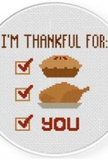 Daily Cros Stitch -  Im Thankful For You