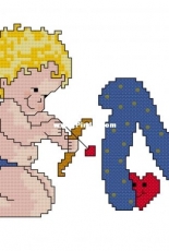ABC Cupido N from Las Labores de Ana Baby 25 PCS