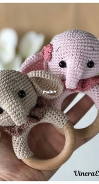 Vinera Eyer - Crochet Street - Vinera Kapustkina / Oxana - Elephant Rattle