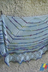 Christal LK Designs-Turbulences Shawl by Christelle Nihoul