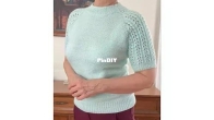 Hunglish Lace Tee by Hunglish Knitter - free
