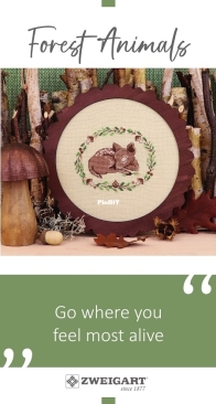 Zweigart -106-86 - Forest Animals - Free