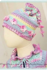 Sophie and me- Ingunn Santini - Summer Hat with Flowers