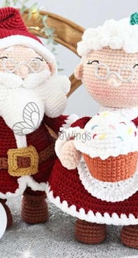 Greta Wings - Linet - Santa and Mrs Claus - Papai e Mamãe Noel - Portuguese
