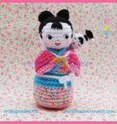Handmade Kitty - Jenny Lloyd - Japanese kokeshi mother and baby