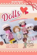 Atelie Ponto e Corte -  Dolls by Jeane Tavares - Portuguese