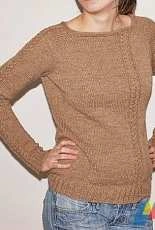 Sugary Brown Pullover by Ema Marinescu -Free