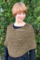 F926 Shoulder Warmer by Plymouth Yarn Design Studio-Free