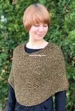 F926 Shoulder Warmer by Plymouth Yarn Design Studio-Free