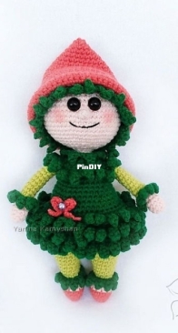 Jasmine Toys - Amigurumi Fair - Yanina Kamyshan - Christmas Tree Girl
