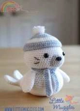 Little Muggles Amigurumi Designs- Sammy the seal - Russian - Translated