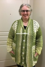 The Crochet Ninja - Donna Bondy - Cake Envy Cardi - Free