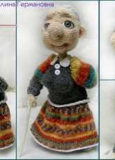 Oksana Lastovitskaya - Super Grandmother Kapitolina Germanovna Капитолина Германовна pincushion - Russian