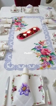 Deryasi Yel Tasarimlari - Table Runner 55  XSD+PCS