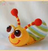 Amigurumi Today - Pop Eyed Snail Радужная улитка (Rainbow Snail) - Russian - Free