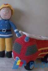 fireman Sam and my 2nd personalised fire truck