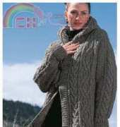Aran Duffle Coat by Judith L. Swartz