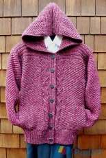 Diagonals and Diamonds Hoody-MS 182-Mari Dembrow/Mari Sweaters