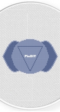 Daily Cross Stitch - Third Eye Chakra