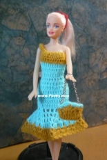 Maguinda Bolsón - Ana dress and bag set for dolls