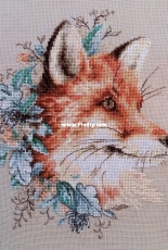 Fox in Flowers