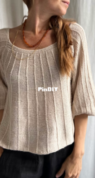 Linea Blouse by Rikke Bangsgaard - Refined Knitwear
