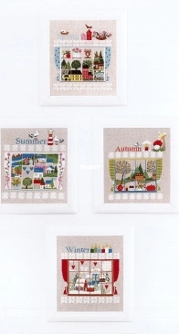 From my Window - Winter from Cross Stitch My Home by Tania Santarelli XSD + PCS