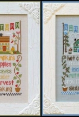 Country Cottage Needleworks CCN Seasonal Celebrations - Winter, Spring, Summer, Autumn XSD