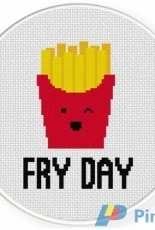 Daily Cross Stitch - Fry Day