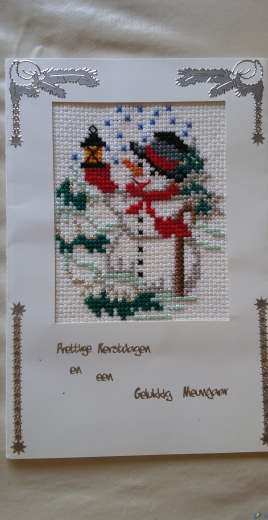 Christmascard, Cross- Stitch Magazine.