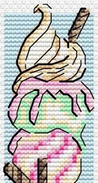 Ice Cream Bookmark by Durene Jones - Free