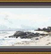 Classic Cross Stitch - SN171 The Rocky Shore