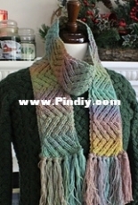 Rebeccas Stylings - Noelle Stiles - Zenith Cable Scarf