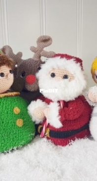 Woolytoons Design Studio - Tessa van Riet - Christmas Pop-up Bundle - Dutch
