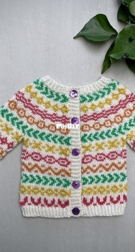 Strantastic Cardigan by Sophie McKane  Unicorn Designs