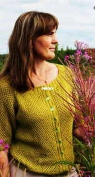 Blowing - Summer cardigan - Tatiana Gobrușeva - russian