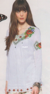Merejka - 12-06 Embroidered Shirt XSD