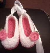 Shoes white and pink