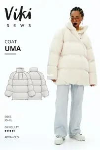 Viki Sews - Uma Coat - English