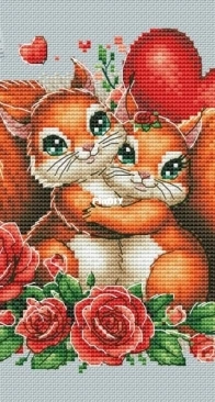 Marshmallow witch - Squirrels in love by Asya Pristavova XSD