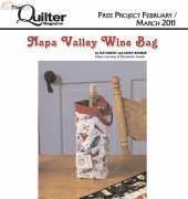 Sue Harvey-Napa Valley Wine Bag -Free Pattern