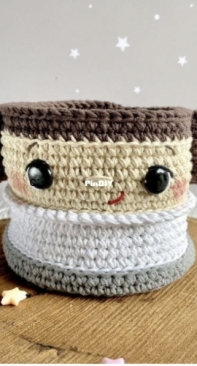 Bhindi Crochet - Celeste Ronzano - Leia Basket - Cesto Leia - Spanish